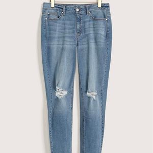 Stretchy Skinny Jeans, Medium Wash